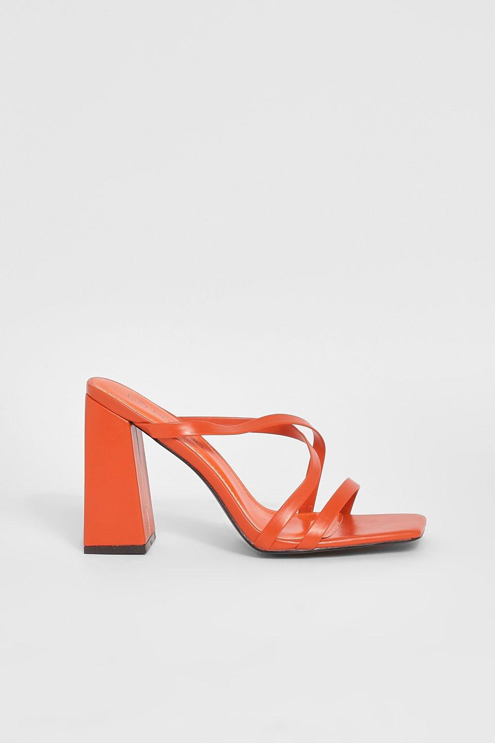 Burnt best sale orange mules